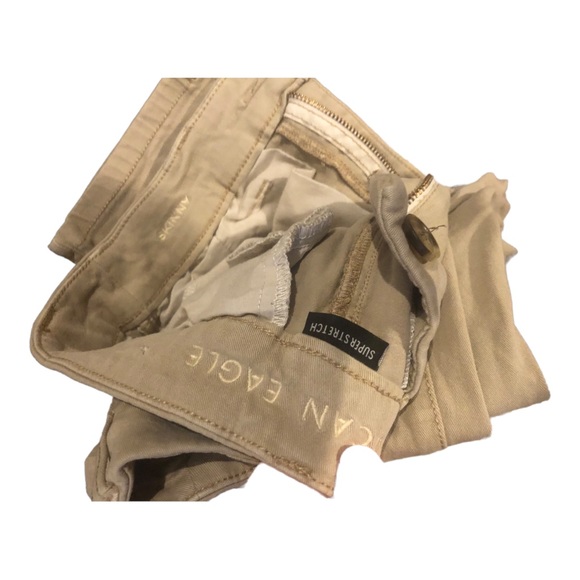 Bundle of 4 pairs American Eagle uniform khakis, Size 2. - Picture 7 of 9